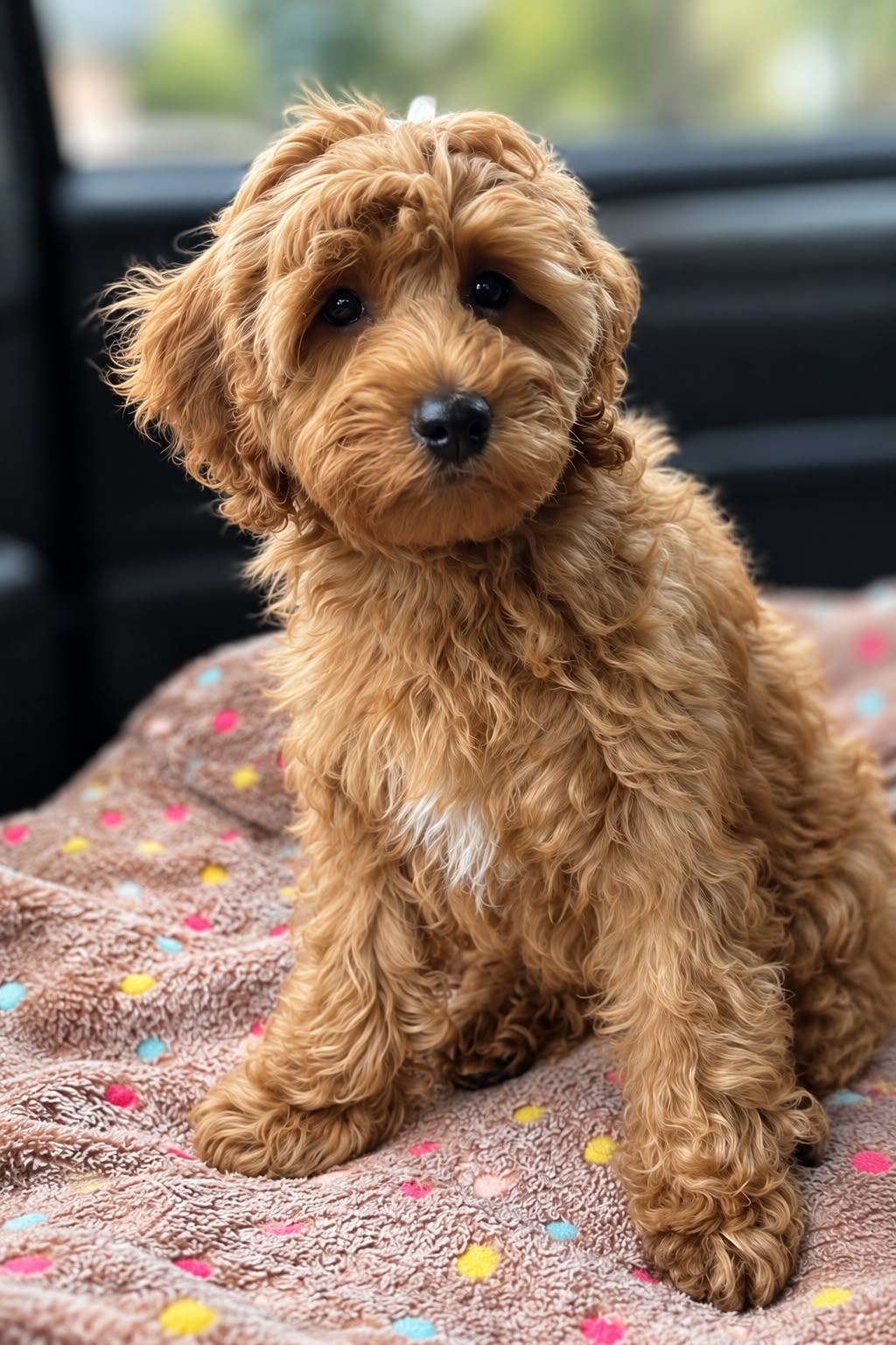 Mama Fien van het verwachte nest Australian Labradoodle pups